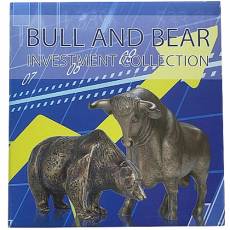 Silbermünze 1 oz Peregrine Falcon Bull an Bär Investment Collection 2014