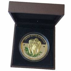 Silbermünze 1 oz Cross-River-Gorilla Bull and Bär Investment Collection 2010
