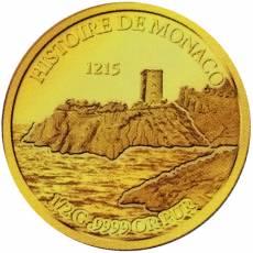 Set 10 x 0,5 gramm Gold History of Monaco Monaco Proof 2020