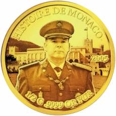 Set 10 x 0,5 gramm Gold History of Monaco Monaco Proof 2020