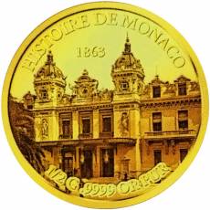 Set 10 x 0,5 gramm Gold History of Monaco Monaco Proof 2020
