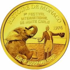 Set 10 x 0,5 gramm Gold History of Monaco Monaco Proof 2020