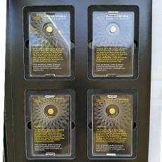 Set 12 x 1/100 oz Goldmünzen Affordable piedfort & Diamond 2018