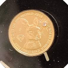Set 12 x 1/100 oz Goldmünzen Affordable piedfort & Diamond 2018