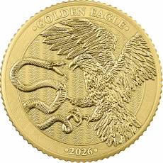 1/10 Unze Gold Golden Eagle Malta 10 Euro Germania Mint 2026