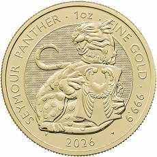 1 Unze Goldmünze Tudors Beasts Seymour Panther 2026