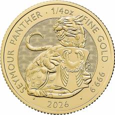 1/4 Unze Goldmünze Tudors Beasts Seymour Panther 2026