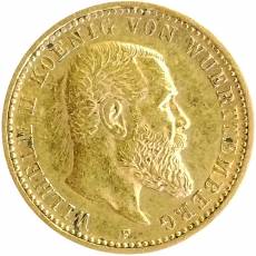 10 Reichsmark Gold Wilhelm II. König von Württemberg 1905