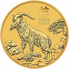 1/10 Unze Goldmünze Australien Lunar III Ziege 2027