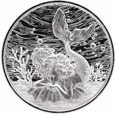1 Unze Silbermünze Mermaid Rising Prooflike 2026