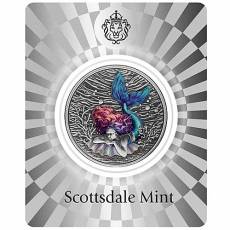 1 Unze Silbermünze Mermaid Rising Antik Color 2026