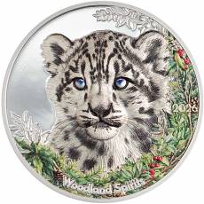 Silbermünze 1 oz Woodland Spirit Snow Leopard 2026