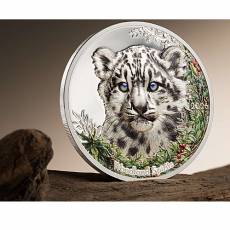 Silbermünze 1 oz Woodland Spirit Snow Leopard 2026