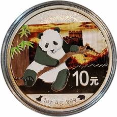 Silbermünze 1 oz China Panda Bull an Bär Investment Collection 2014