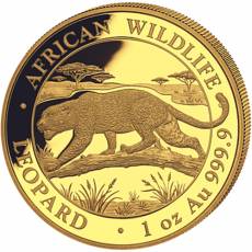 1 Unze Goldmünze Somalia African Wildlife Leopard 2026