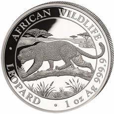 1 Unze Silbermünze Somalia African Wildlife Leopard 2026