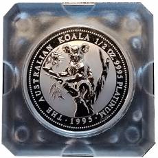 1/2 oz Platinmünze Koala 1995 - Perth Mint