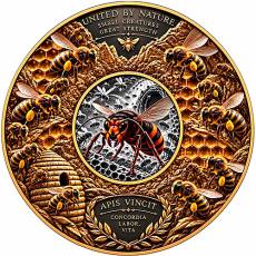 Kupfer Round 1 kg Kupfer + 1 oz Silber Libertad Kampf zwischen Bienen und Hornisse 2026