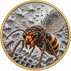 Kupfer Round 1 kg Kupfer + 1 oz Silber Libertad Kampf zwischen Bienen und Hornisse 2026