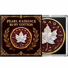 1 oz Silbermünze Maple Leaf Pearl Radiance – Ruby Edition 2026