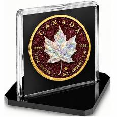 1 oz Silbermünze Maple Leaf Pearl Radiance – Ruby Edition 2026