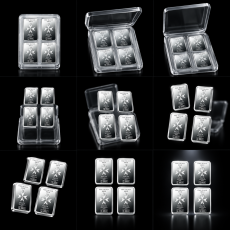50 x 1g Silber Malta Münzbarren UnityBox Heimerle und Meule