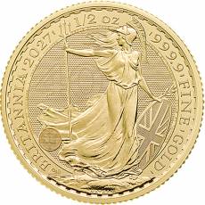 Goldmünze 1/2 Unze Britannia Charles III 2027
