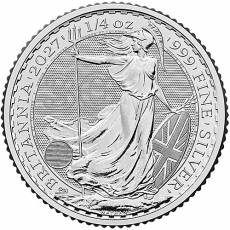 Silbermünze 1/4 oz Britannia 2027