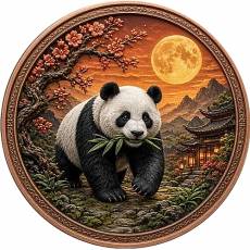 10 oz Kupfer Round China Panda Dusk Moon 2026
