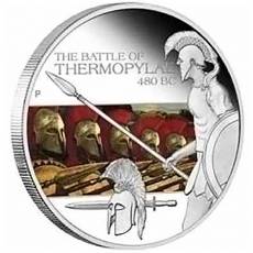 Silbermünze 1 oz Famous Battles in History Battle of Thermopylae Proof 2009