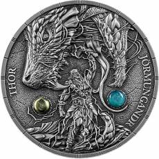 2 Unzen Silber Germania Ragnarök Thor & Jörmungandr Ultra High Relief UV-Effekt 2026
