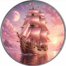 1 oz American Silver Eagle Masters of the Seas Pink Galleon 2026