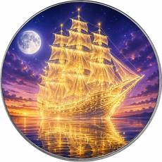 1 oz American Silver Eagle Masters of the Seas Celestial Gold 2026