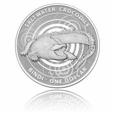 Blister Austral. Salzwasser-Krokodil Bindi 1 Unze 999/1000 Silber 2013