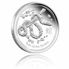 Austr. Lunar Schlange 1 Kg Silber Polierte Platte 2013