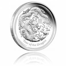 Austr. Lunar Drache 1 Kg Silber Polierte Platte 2012