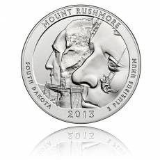 5 oz Silber US- Mint American Beautiful Mount Rushmore South Dakota 2013