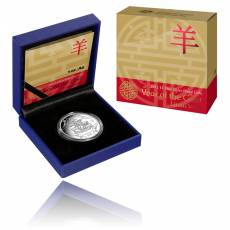 Australien 1$ Jahr der Ziege - 1 Oz Silber PP 2015