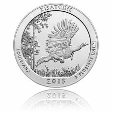 5 oz Silber US- Mint American Beautiful Louisiana Kisatchie (2015)