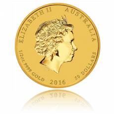 Australien Lunar II Affe 1/2oz Gold (2016)