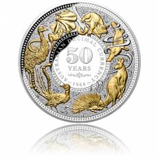 5 oz Silber 50 Jahre Dezimalwährung Niue Island 2016