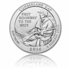 5 oz Silber US- Mint American Beautiful Kentucky - Cumberland Gap (2016)