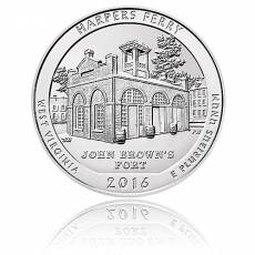 5 oz Silber US- Mint American Beautiful West Virginia - Harpers Ferry (2016)