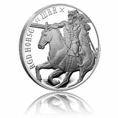 1 oz Silber Four Horsemen of the Apocalypse - Red Horse of War 2. Motiv