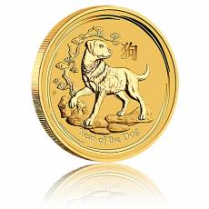 Australien Lunar II Hund 1/2oz Gold (2018)